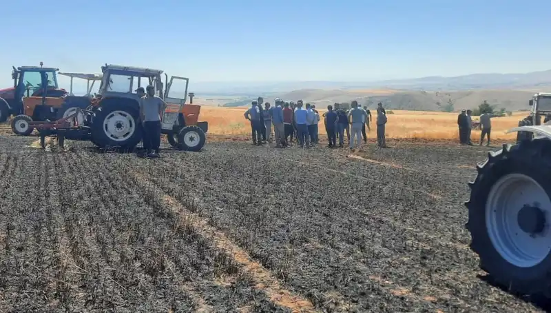 Yozgat'ta Dehşet: 100 Dönüm Tarım Arazisi Yangınla Kül Oldu