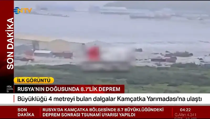 Kamçatka Kıyılarında Gelen İlk Tsunami Dalgaları: Neler Oluyor?