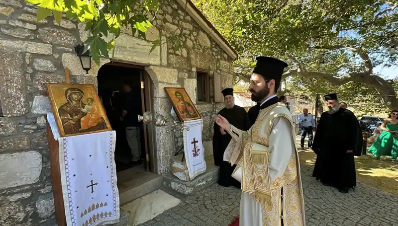 Bozcaada'da Geleneksel Aya Paraskevi Günü Ayini Coşkuyla Yapıldı