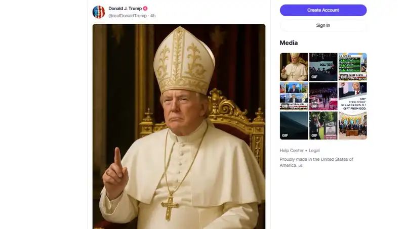Trump, Papalık İle İlgili Olayda Kendi Fotoğrafını Paylaştı: Neler Oluyor?