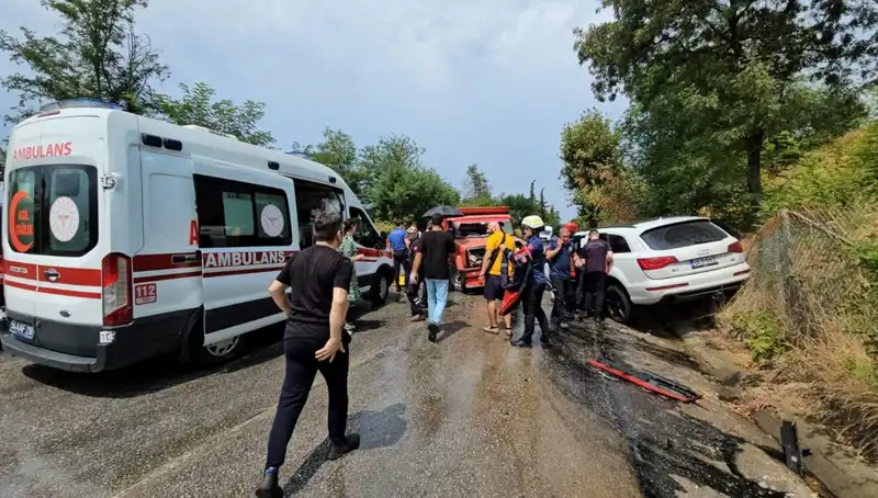 Sakarya'da Üzücü Kaza: Kamyonet ile Cip Çarpıştı, 5 Yaralı