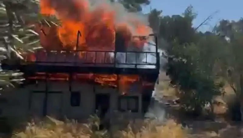 Bodrum'da Yangın Alarmı: Ekipler Geceyi Uyanık Geçirdi
